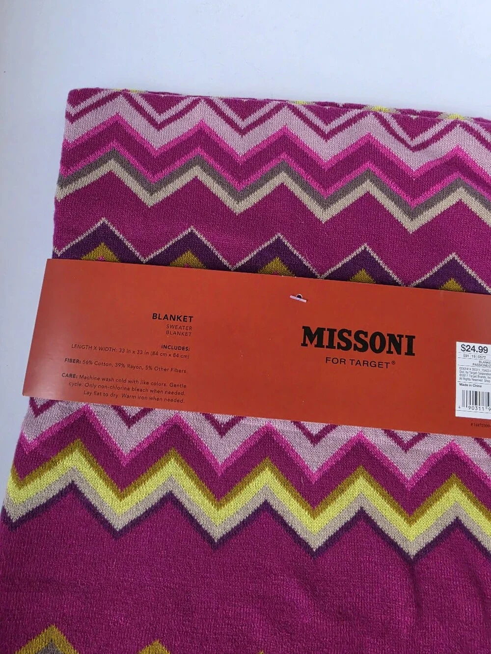 Missoni Sweater Blanket Throw